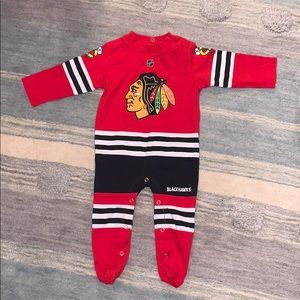 Chicago Blackhawks Onesie/Pajamas